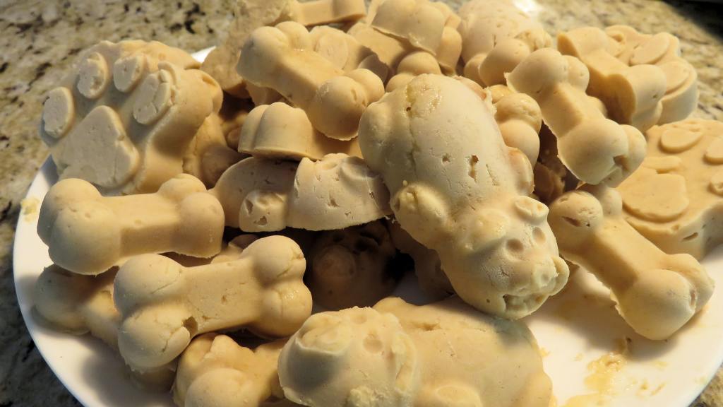 Image showcasing Peanut Butter and Banana Frozen Dog Treat Recipe - Food.com